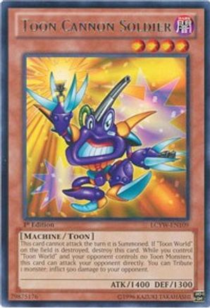 Image of Toon Cannon Soldier (LCYW-EN109) - Legendary Collection 3: Yugi's World 1st Edition