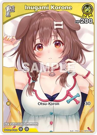 Image of Inugami Korone (C) (hBP03-063) (hBP03-063) - Elite Spark