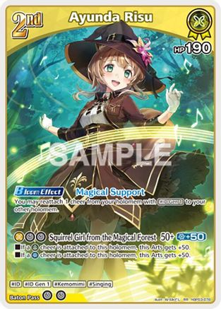 Image of Ayunda Risu (RR) (hBP03-078) - Elite Spark Foil