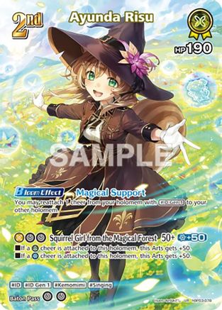 Image of Ayunda Risu (UR) (hBP03-078) - Elite Spark Foil
