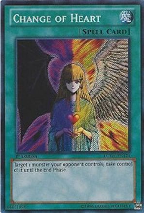 Image of Change of Heart (LCYW-EN124) - Legendary Collection 3: Yugi's World 1st Edition