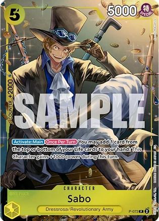 Image of Sabo (Tin Pack Set Vol. 2) (P-073) - One Piece Promotion Cards Foil