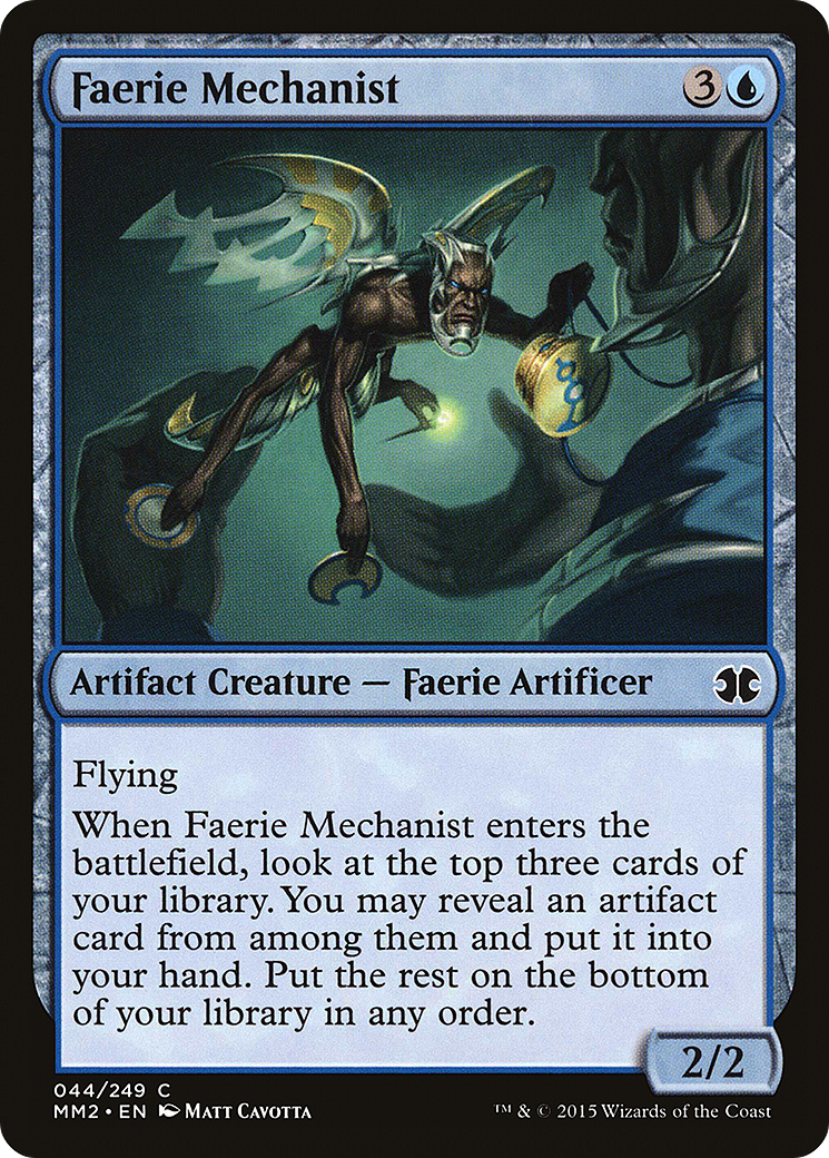 Image of Faerie Mechanist (MM2-044) - Modern Masters 2015