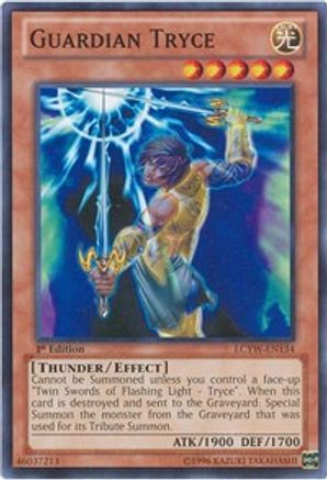 Image of Guardian Tryce (LCYW-EN134) - Legendary Collection 3: Yugi's World 1st Edition