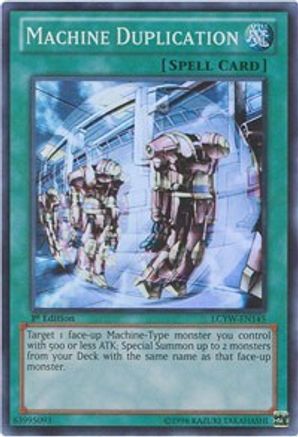 Image of Machine Duplication (LCYW-EN145) - Legendary Collection 3: Yugi's World Unlimited