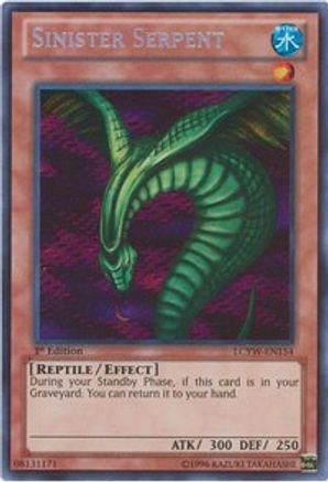 Image of Sinister Serpent (LCYW-EN154) - Legendary Collection 3: Yugi's World 1st Edition