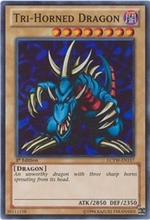 Image of Tri-Horned Dragon (LCYW-EN157) - Legendary Collection 3: Yugi's World 1st Edition