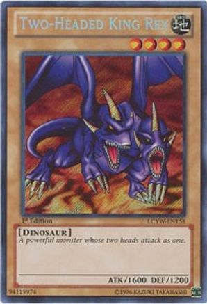 Image of Two-Headed King Rex (LCYW-EN158) - Legendary Collection 3: Yugi's World 1st Edition