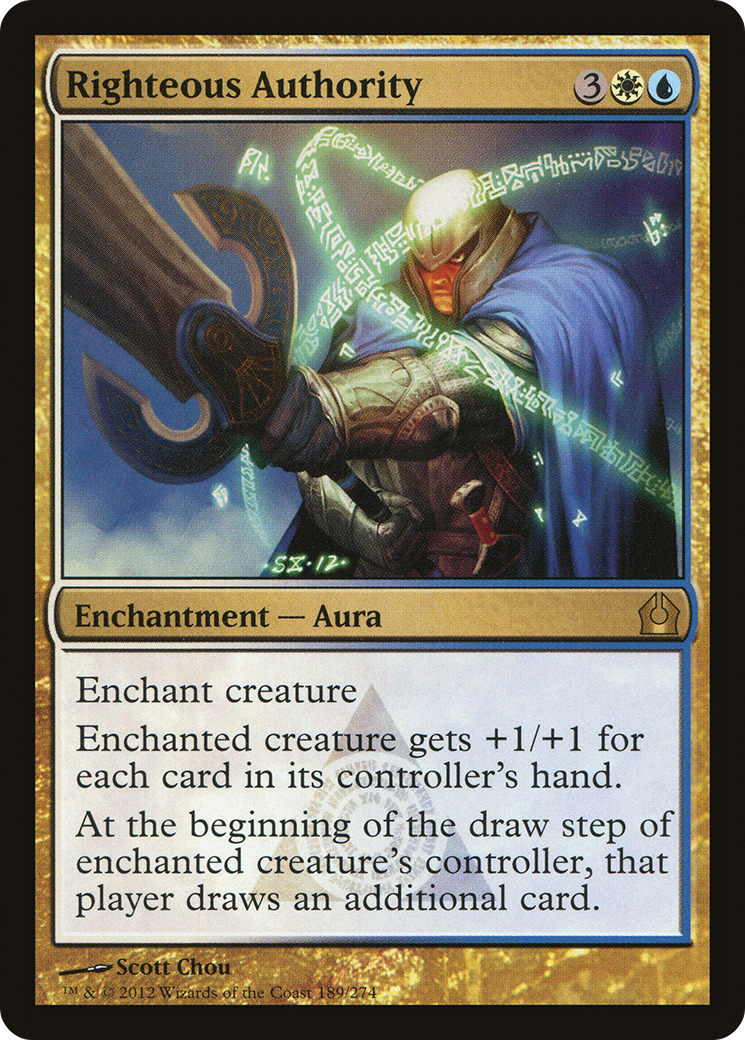 Image of Righteous Authority (RTR-189) - Return to Ravnica