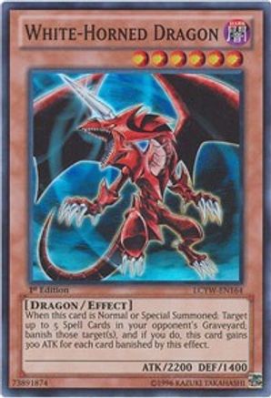 Image of White-Horned Dragon (LCYW-EN164) - Legendary Collection 3: Yugi's World Unlimited