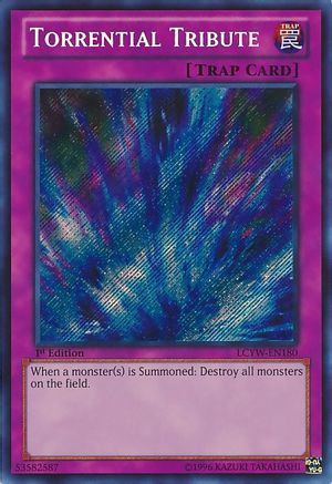Image of Torrential Tribute (LCYW-EN180) - Legendary Collection 3: Yugi's World 1st Edition