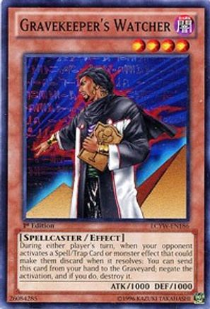 Image of Gravekeeper's Watcher (LCYW-EN186) - Legendary Collection 3: Yugi's World 1st Edition