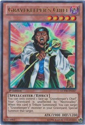 Image of Gravekeeper's Chief (LCYW-EN187) - Legendary Collection 3: Yugi's World 1st Edition