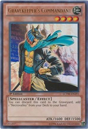 Image of Gravekeeper's Commandant (LCYW-EN191) - Legendary Collection 3: Yugi's World Unlimited