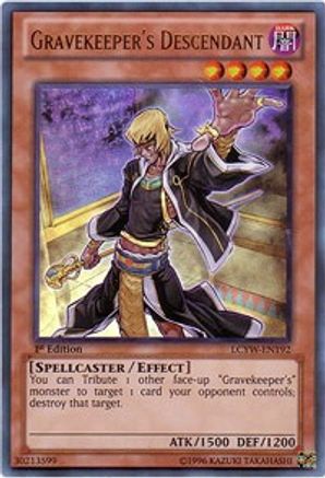 Image of Gravekeeper's Descendant (LCYW-EN192) - Legendary Collection 3: Yugi's World 1st Edition