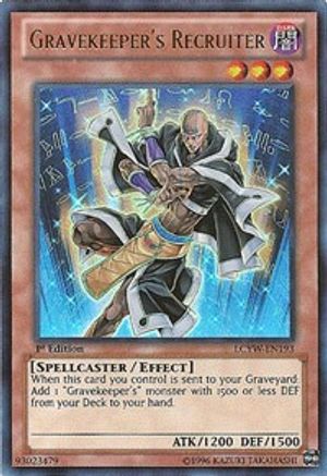 Image of Gravekeeper's Recruiter (LCYW-EN193) - Legendary Collection 3: Yugi's World Unlimited