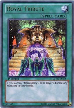 Image of Royal Tribute (LCYW-EN195) - Legendary Collection 3: Yugi's World 1st Edition