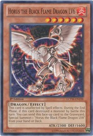 Image of Horus the Black Flame Dragon LV6 (LCYW-EN198) - Legendary Collection 3: Yugi's World 1st Edition