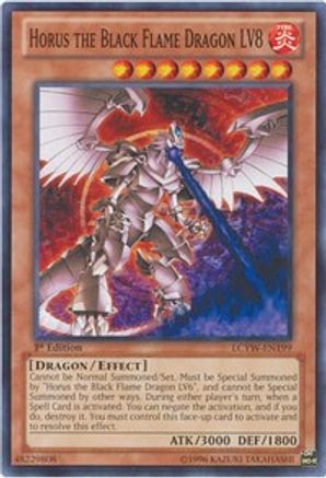 Image of Horus the Black Flame Dragon LV8 (LCYW-EN199) - Legendary Collection 3: Yugi's World Unlimited