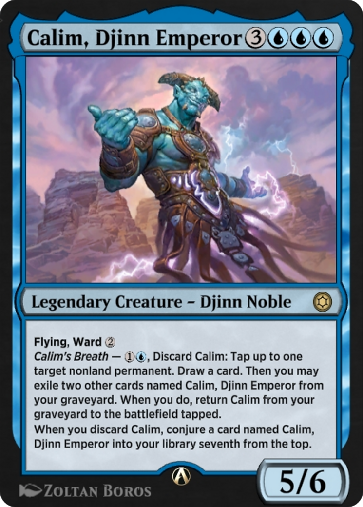 Image of Calim, Djinn Emperor (HBG-033) - Alchemy Horizons: Baldur's Gate
