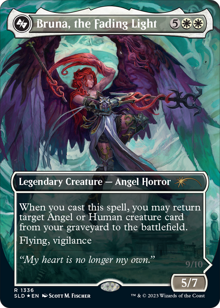 Image of Bruna, the Fading Light (SLD-1336) - Secret Lair Drop (Borderless) Foil