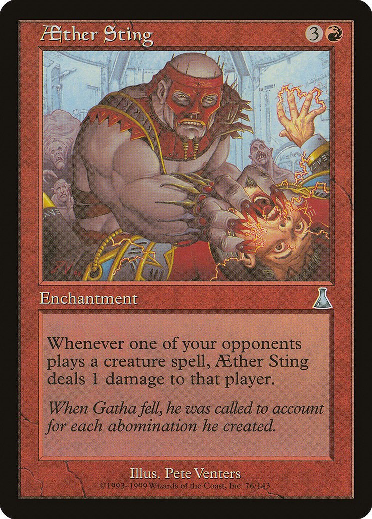 Image of Aether Sting (UDS-076) - Urza's Destiny