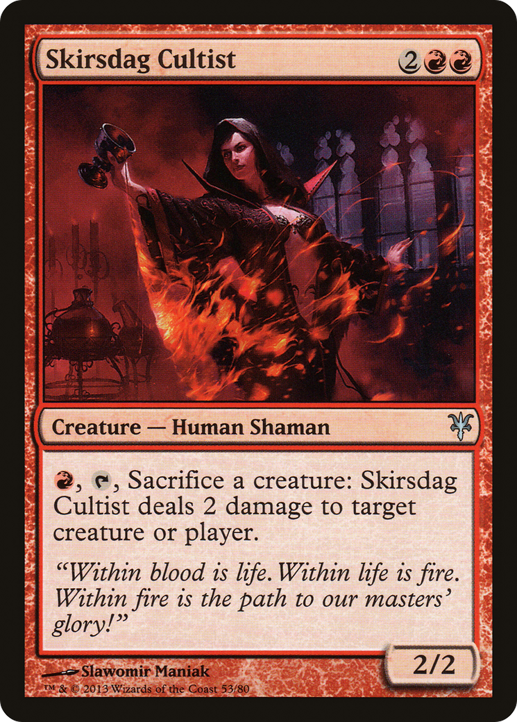 Image of Skirsdag Cultist (DDK-053) - Duel Decks: Sorin vs. Tibalt