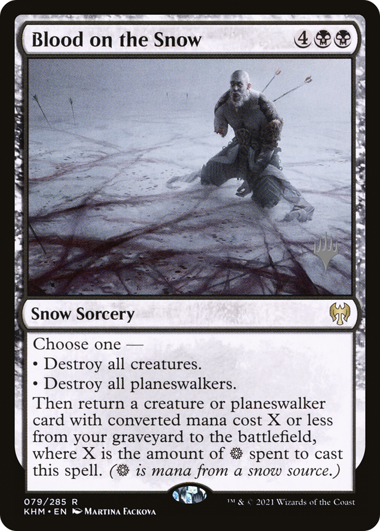 Image of Blood on the Snow (PPKHM-79P) - Kaldheim Promos: (snow)