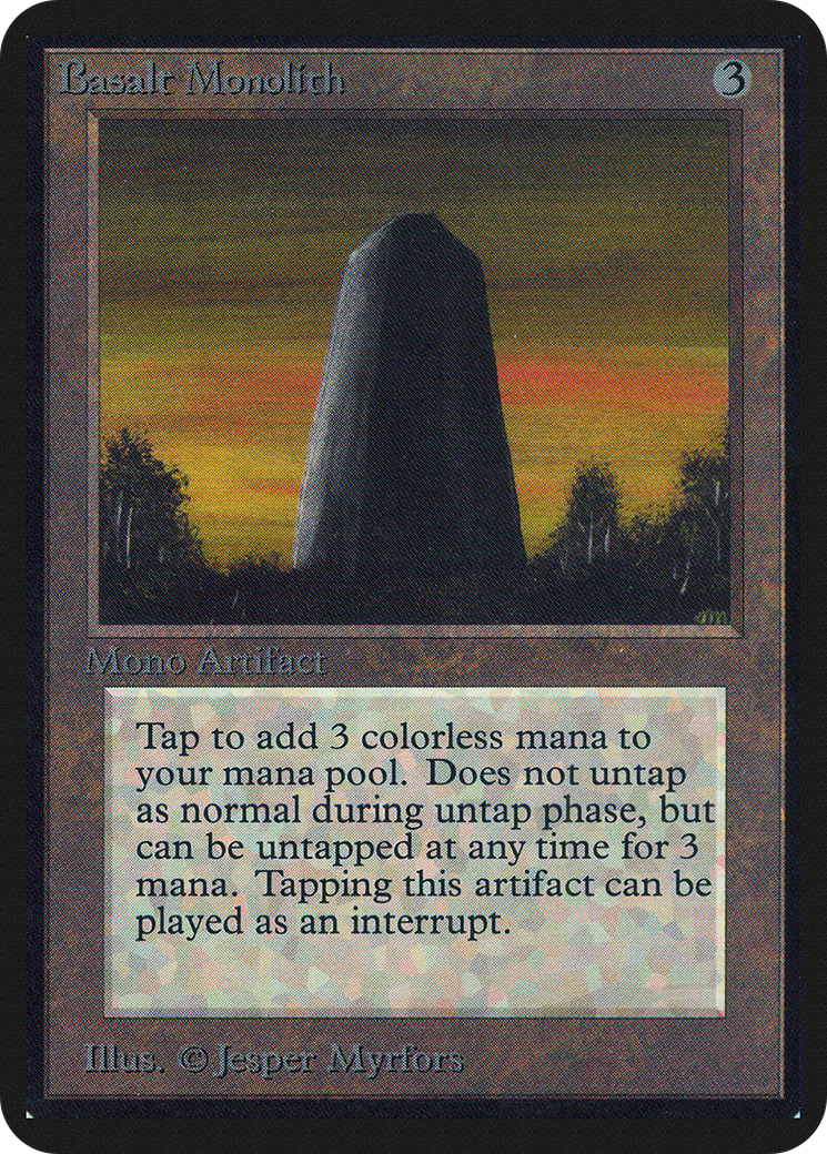 Image of Basalt Monolith (LEA-) - Limited Edition Alpha