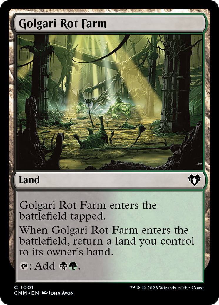 Image of Golgari Rot Farm (CMM-1001) - Commander Masters