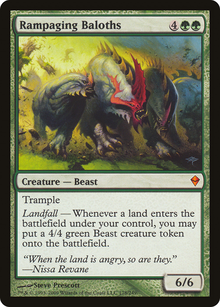 Image of Rampaging Baloths (ZEN-178) - Zendikar Foil