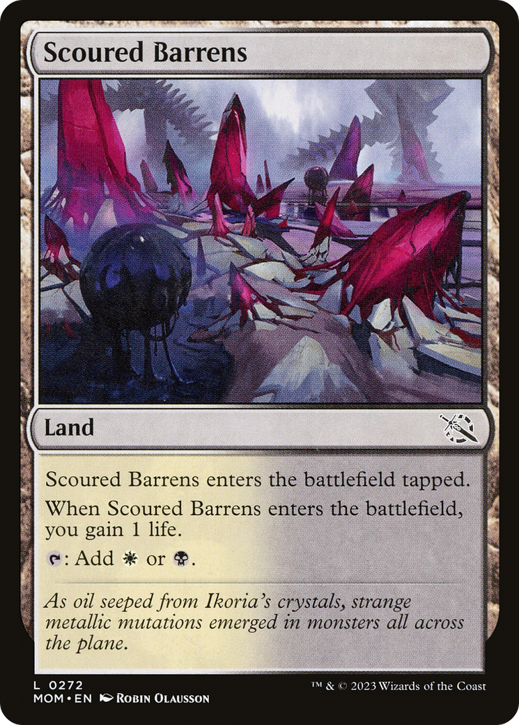 Image of Scoured Barrens (MOM-272) - March of the Machine Foil