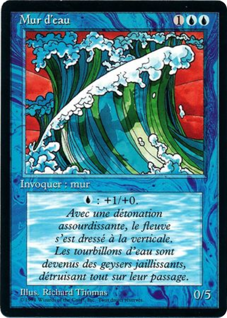Image of Wall of Water (FBB-) - Foreign Black Border