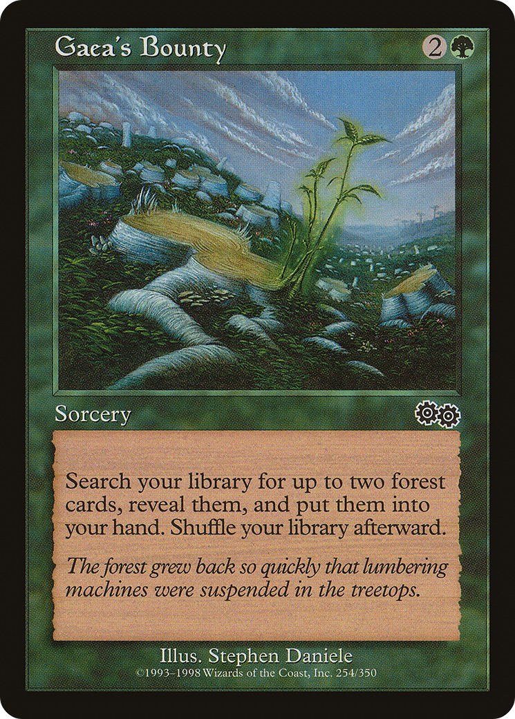 Image of Gaea's Bounty (USG-254) - Urza's Saga