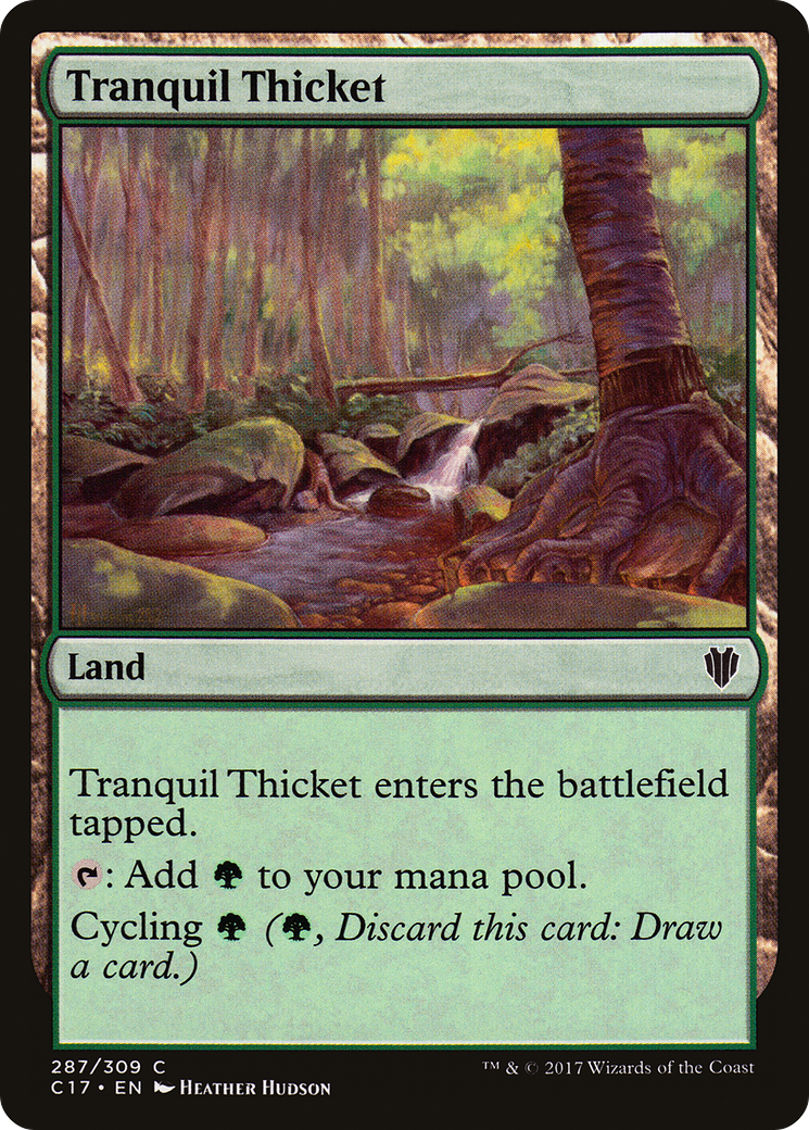 Image of Tranquil Thicket (C17-287) - Commander 2017