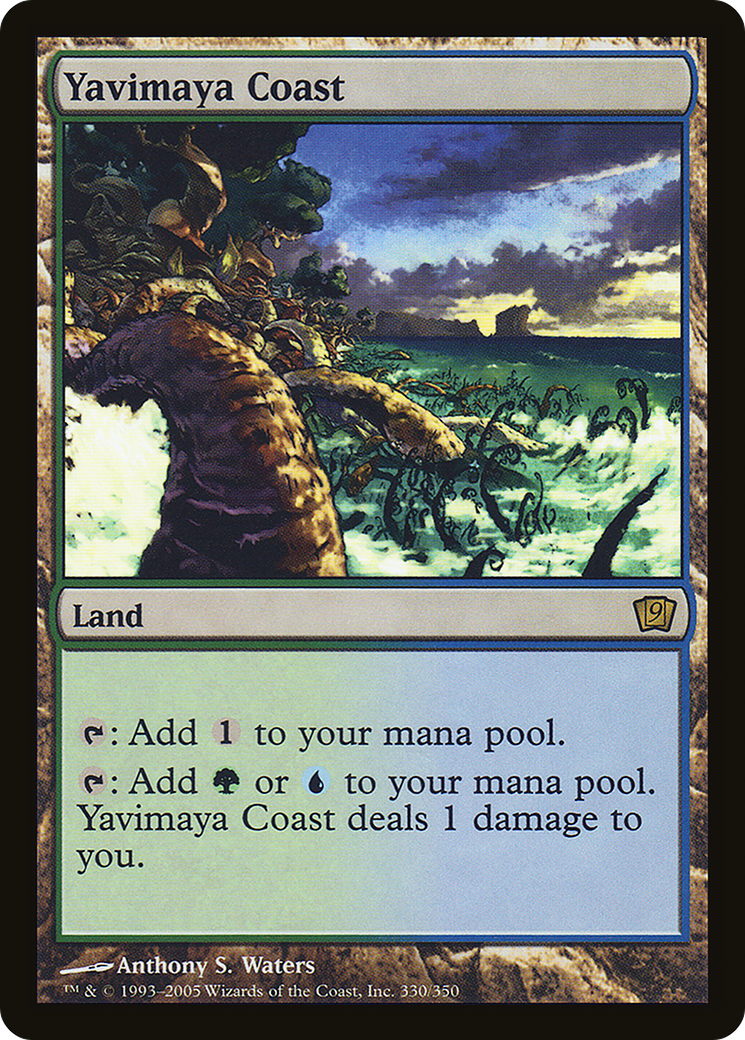 Image of Yavimaya Coast (9ED-330) - 9th Edition