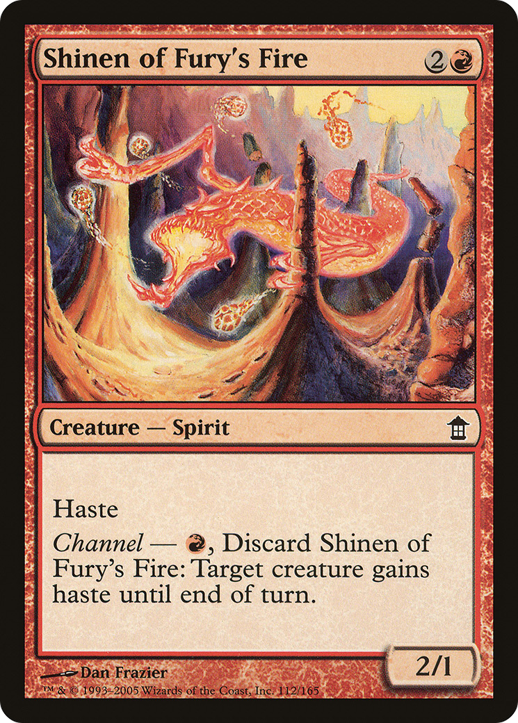 Image of Shinen of Fury's Fire (SOK-112) - Saviors of Kamigawa