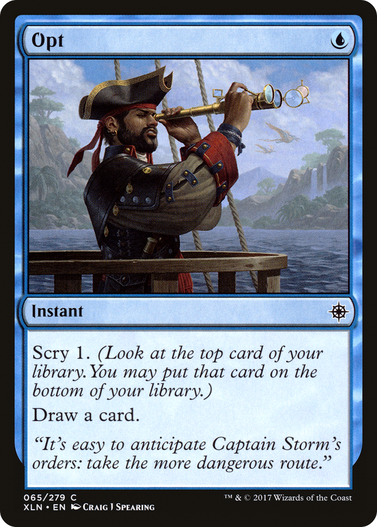 Image of Opt (XLN-065) - Ixalan Foil