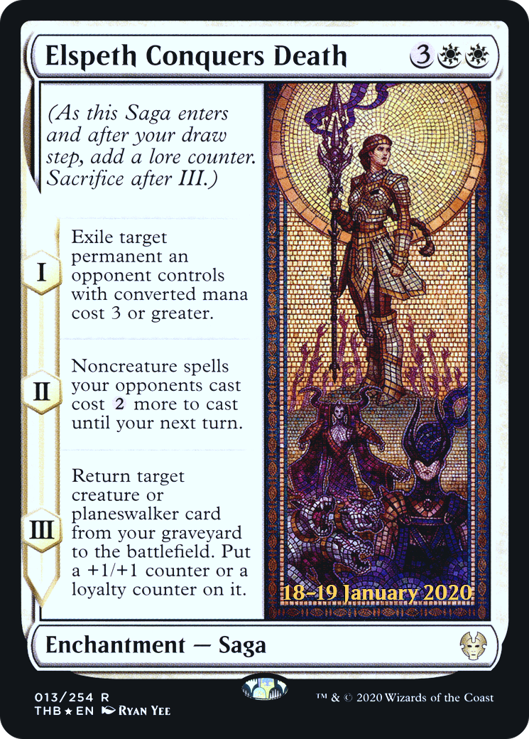 Image of Elspeth Conquers Death (PRE-13S) - Theros Beyond Death Promos Foil