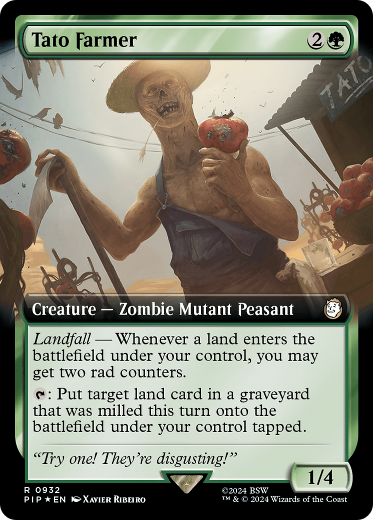 Image of Tato Farmer (Extended Art) (Surge Foil) (PIP-932) - Fallout: (Extended Art) Foil