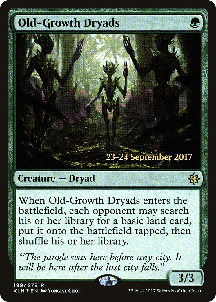 Image of Old-Growth Dryads (PRE-199) - Ixalan Promos Foil