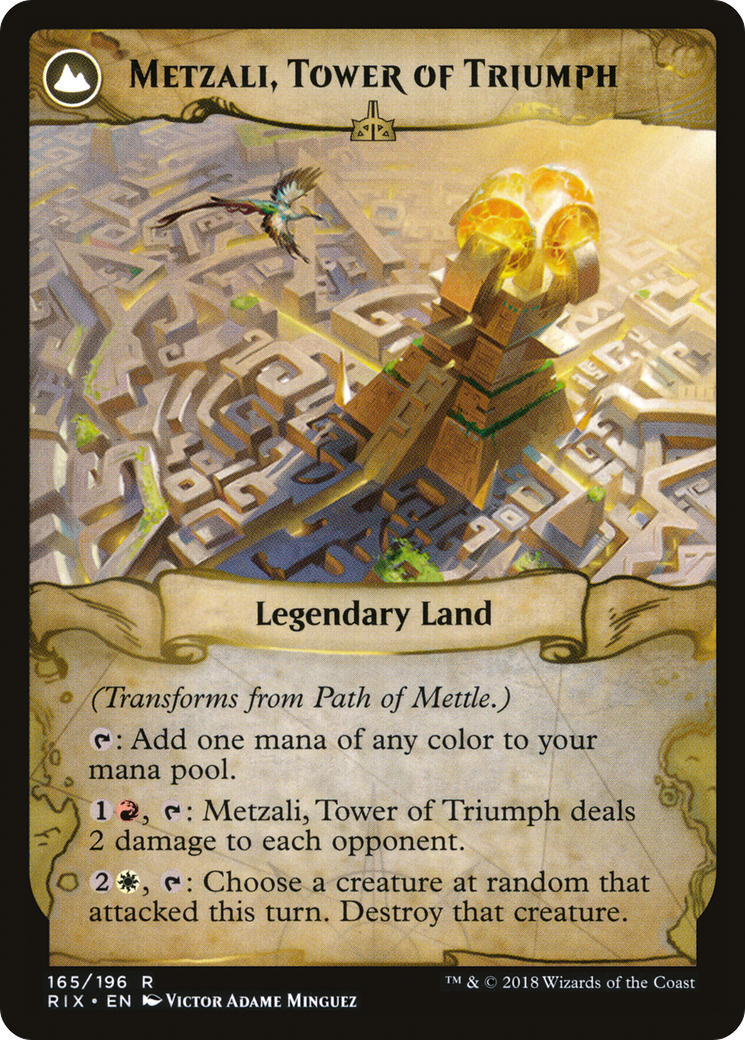 Image of Path of Mettle (RIX-165) - Rivals of Ixalan: (compasslanddfc)