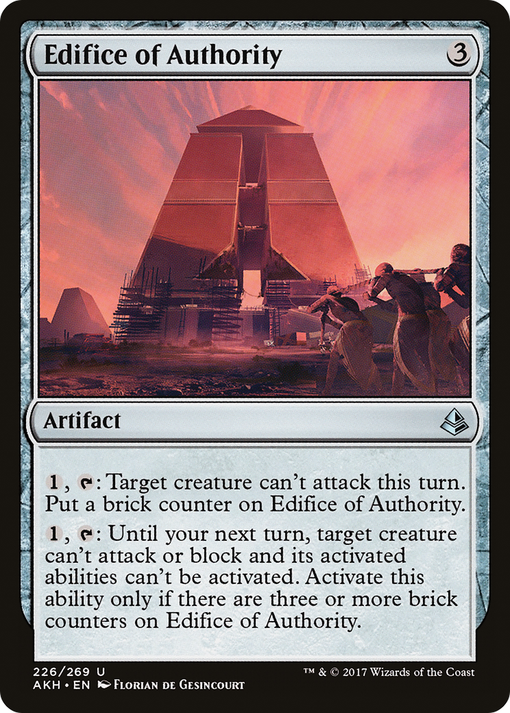 Image of Edifice of Authority (AKH-226) - Amonkhet Foil
