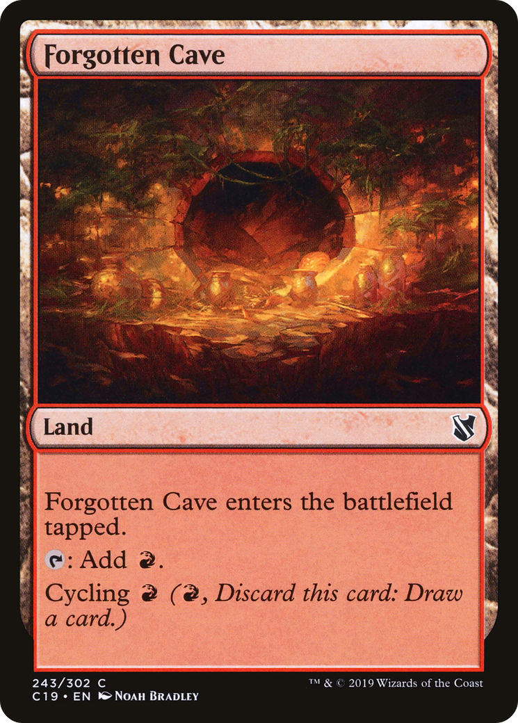 Image of Forgotten Cave (C19-243) - Commander 2019