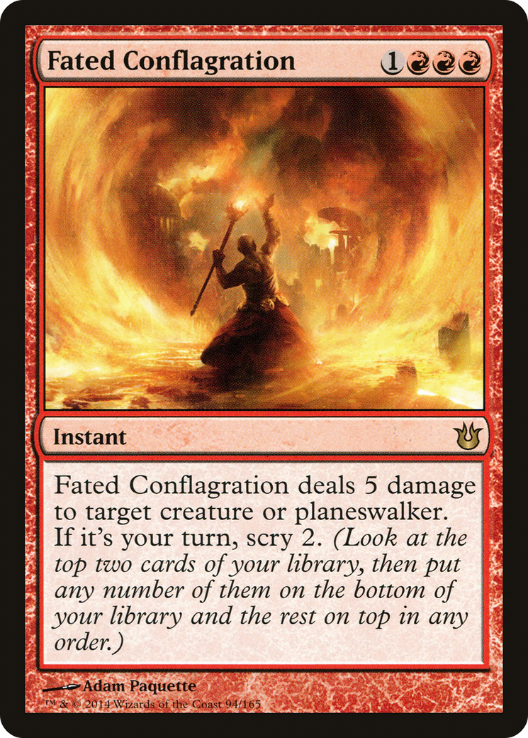 Image of Fated Conflagration (BNG-094) - Born of the Gods Foil