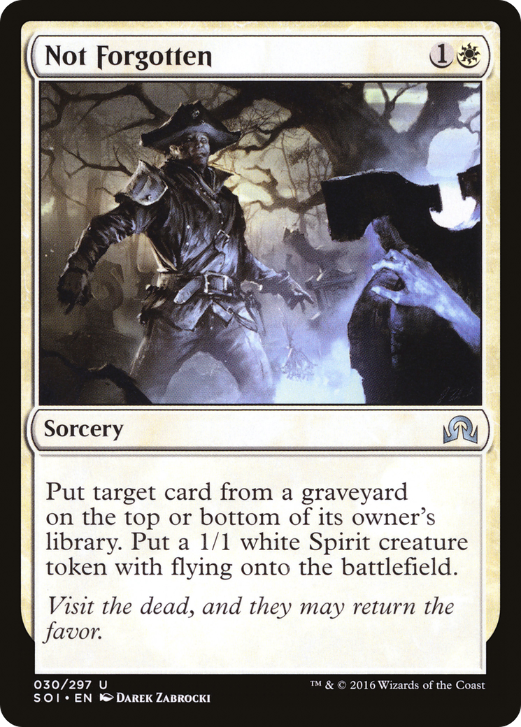 Image of Not Forgotten (SOI-030) - Shadows over Innistrad Foil