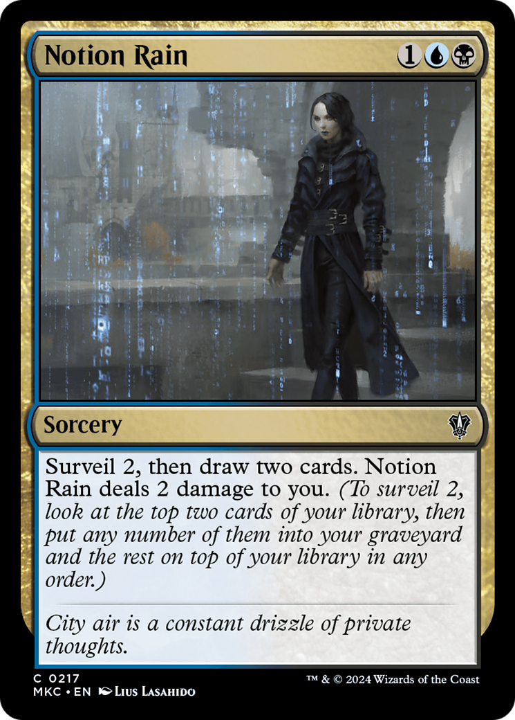 Image of Notion Rain (MKC-217) - Murders at Karlov Manor Commander