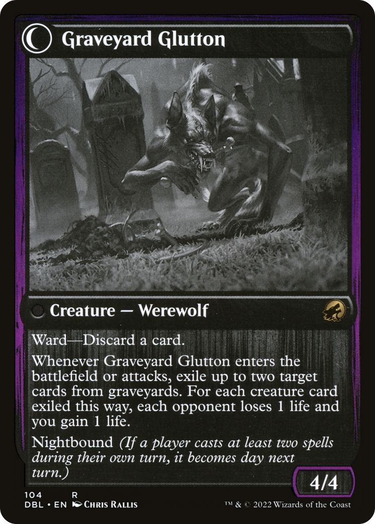 Image of Graveyard Trespasser (DBL-104) - Innistrad: Double Feature: (Double Faced Transform) Foil