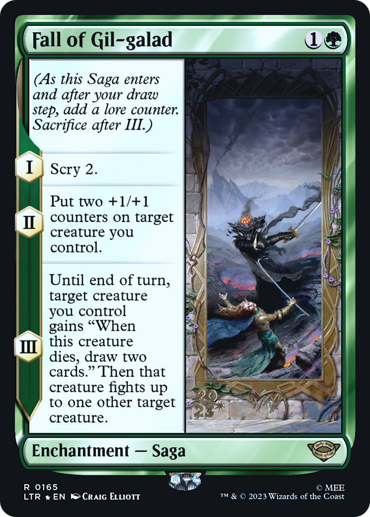 Image of Fall of Gil-galad (PRE-165) - Tales of Middle-earth Promos Foil