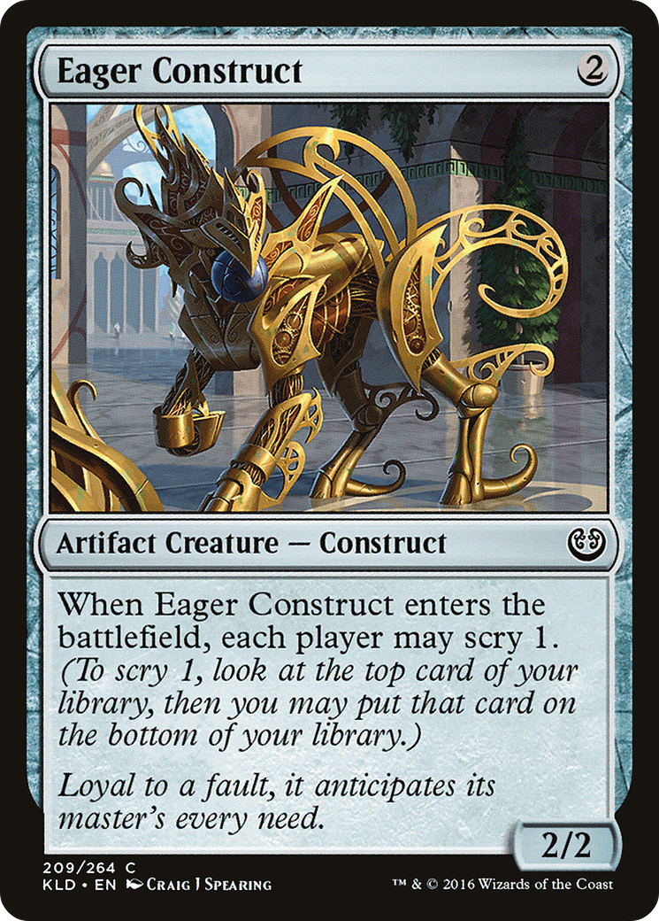 Image of Eager Construct (KLD-209) - Kaladesh